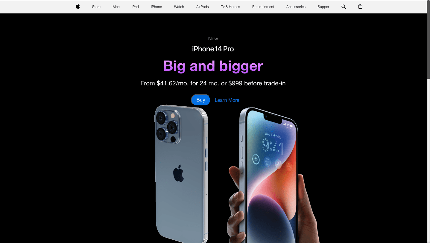 iPhone 14 Site 